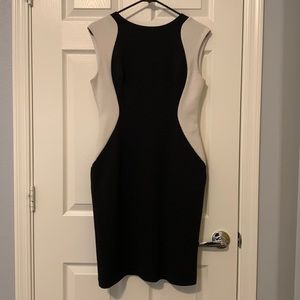 Black and white dress